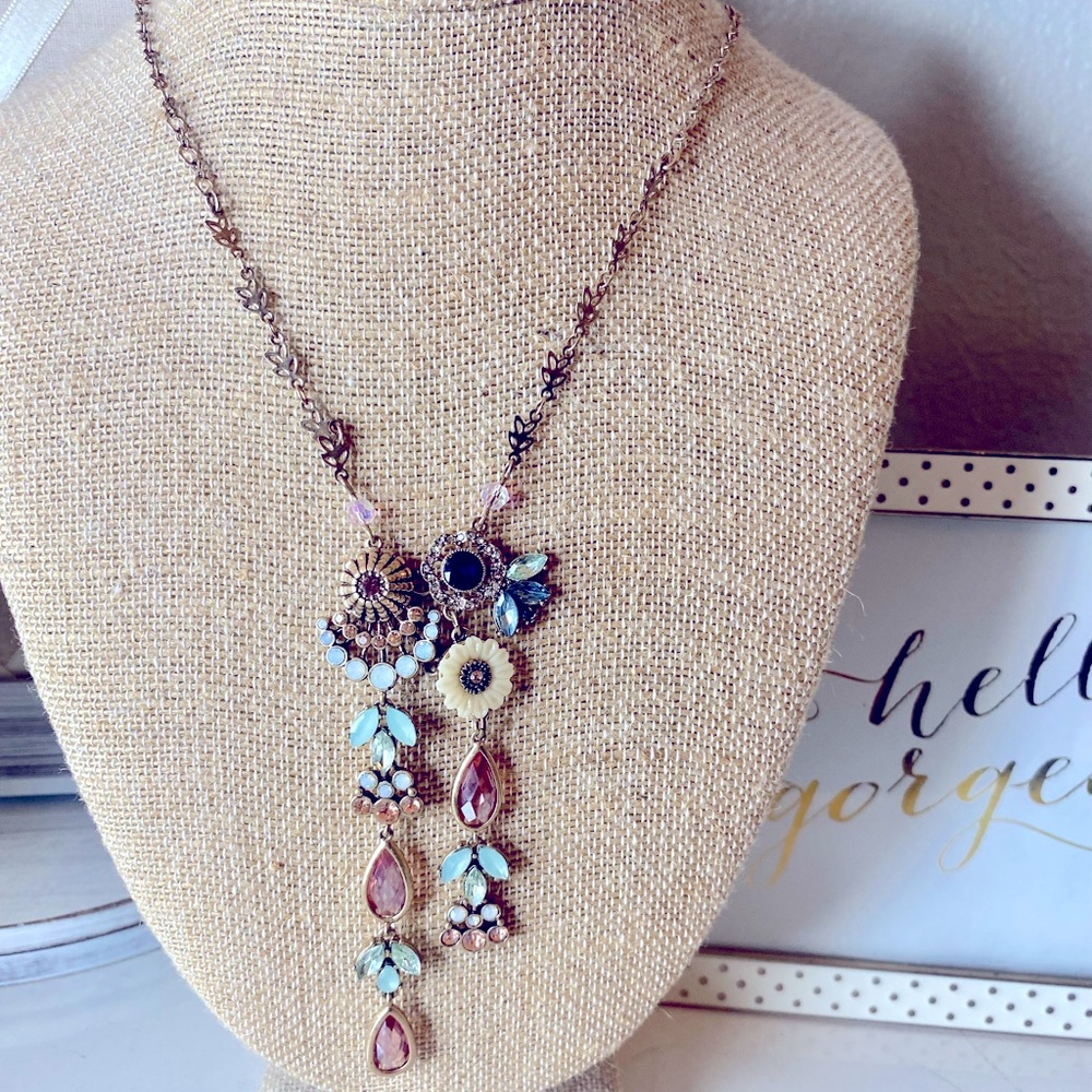 Chloe + Isabel Multicolor Floral Necklace